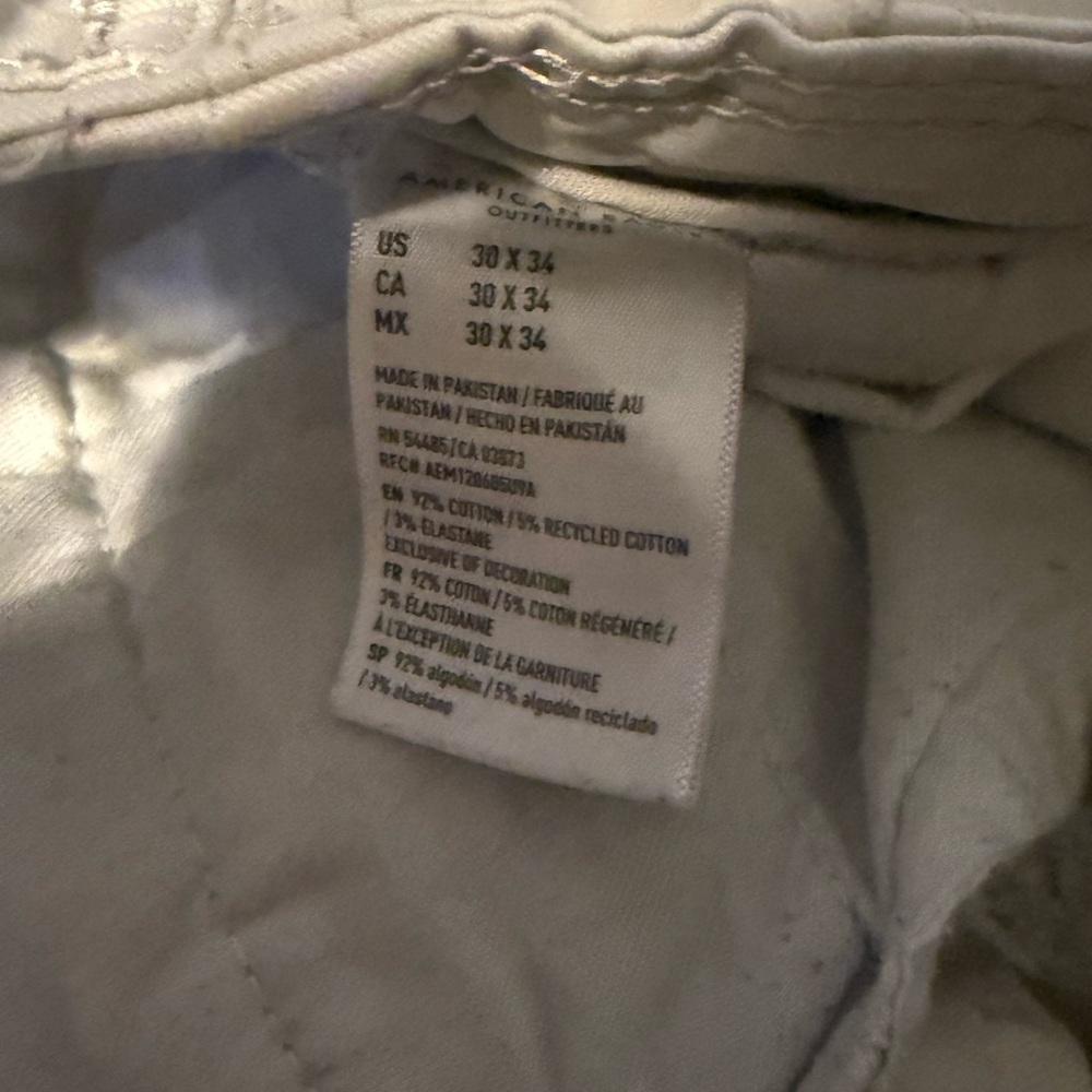 American Eagle Outfitters Tan Cargo Pants - Picture 3 of 4